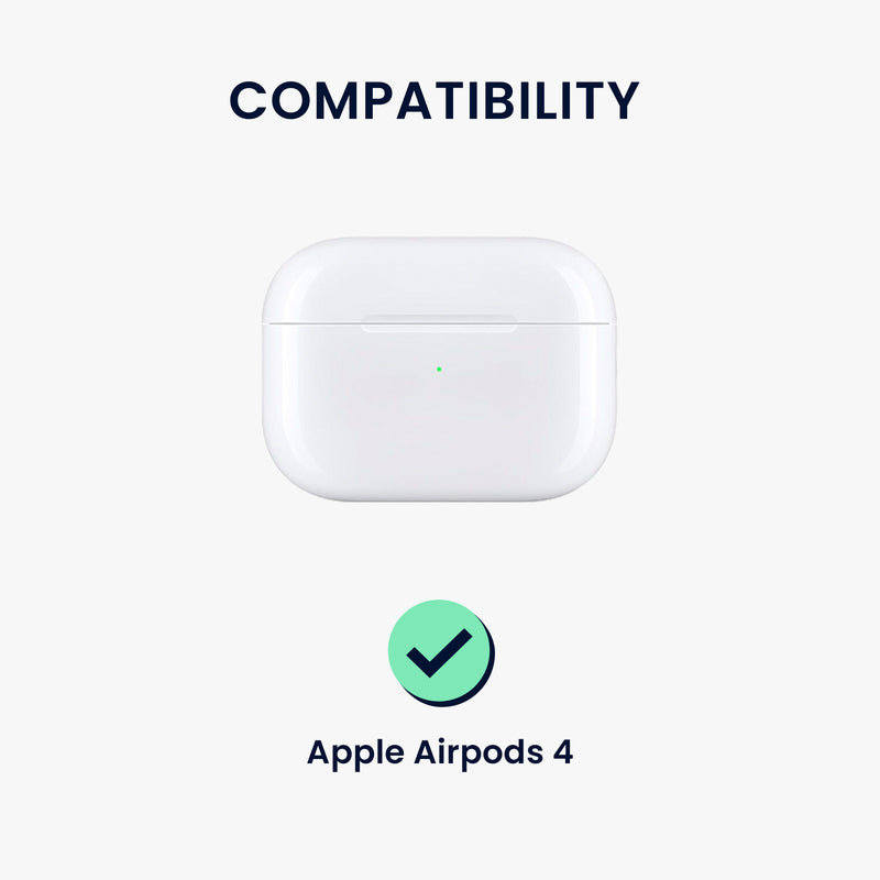 Silikon Hülle für Apple Airpods 4 Don't touch my Headphones Design