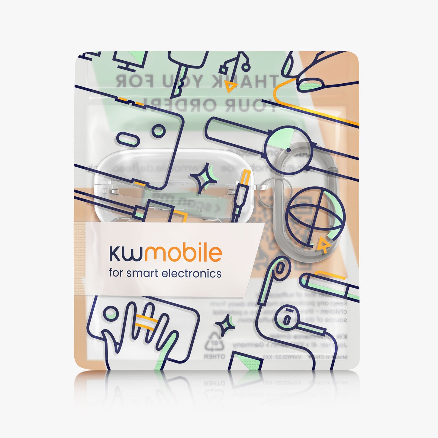kwmobile Hülle kompatibel mit Anker Soundcore P30i - Hardcover Schutzhülle Etui Case Kopfhörer