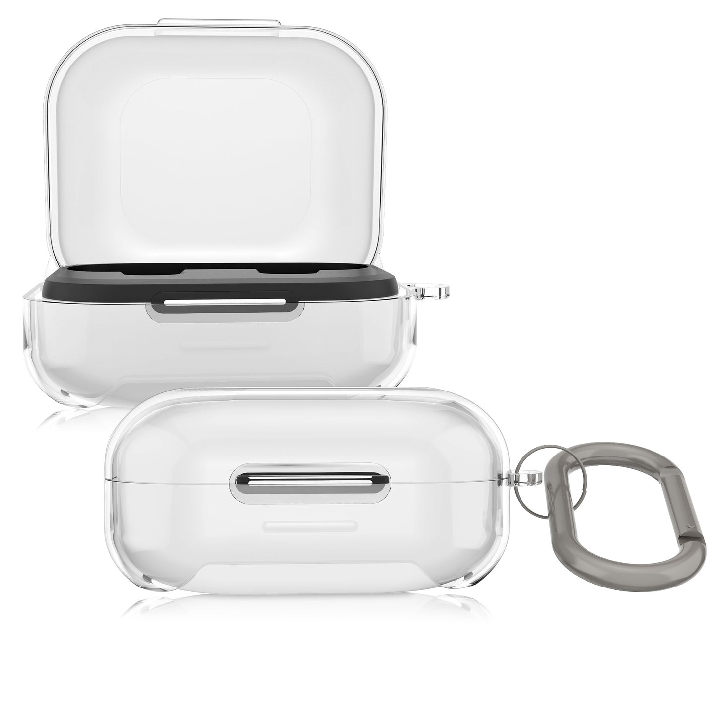 kwmobile Hülle kompatibel mit Anker Soundcore P30i - Hardcover Schutzhülle Etui Case Cover Kopfhörer - Transparent Transparent  