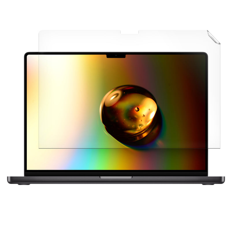 Displayschutzfolie kompatibel mit Apple Macbook Pro 14.2 M4 A3112 / A3185 / A3401 / M3 A2992 / M2 A2779