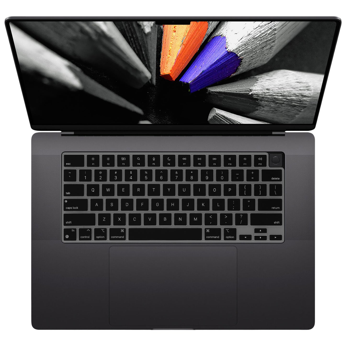 kwmobile Tastaturschutz für Apple Macbook Pro 14.2 2024 M4 A3112 / A3185 / A3401 QWERTY US Keyboard Cover Abdeckung