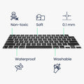 kwmobile Tastaturschutz für Apple Macbook Pro 14.2 2024 M4 A3112 / A3185 / A3401 QWERTY US Keyboard Cover Abdeckung