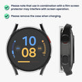 kwmobile Glas Hülle für Samsung Galaxy Watch FE 40mm Schutzhülle Fullbody Fitnesstracker Case Set