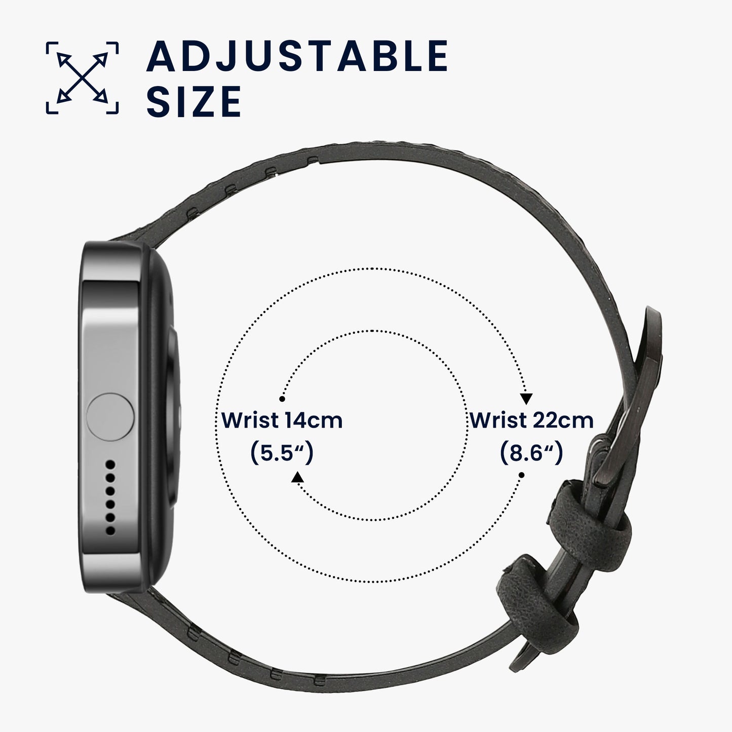 kwmobile Ersatzarmband kompatibel mit CMF by Nothing Watch Pro (D395) Armband Sportarmband mit Uhrenverschluss