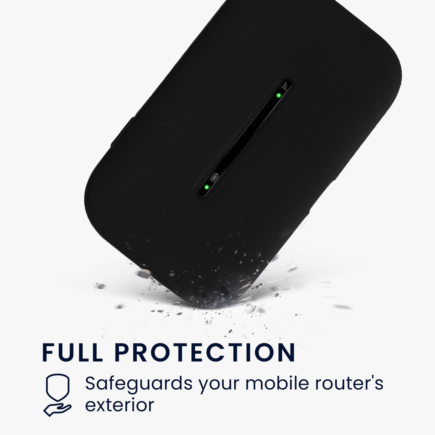 kwmobile Hülle kompatibel mit Huawei E5576-320 4G wifi Case - Tasche für mobiles WLAN - Router Cover mobiler Hotspot - Wi-Fi Zubehör
