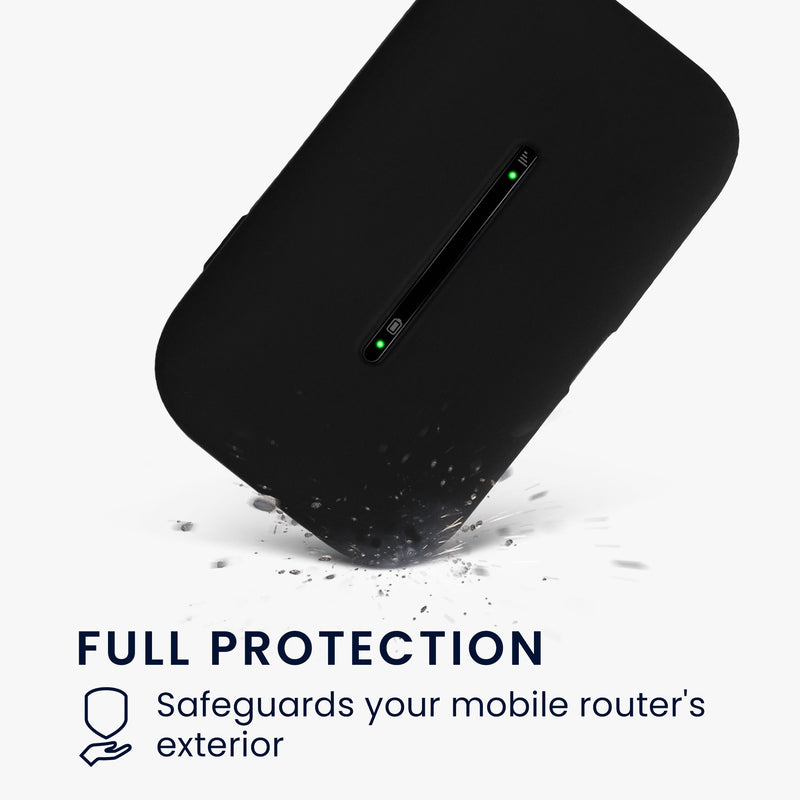 kwmobile Hülle kompatibel mit Huawei E5576-320 4G wifi Case - Tasche für mobiles WLAN - Router Cover mobiler Hotspot - Wi-Fi Zubehör