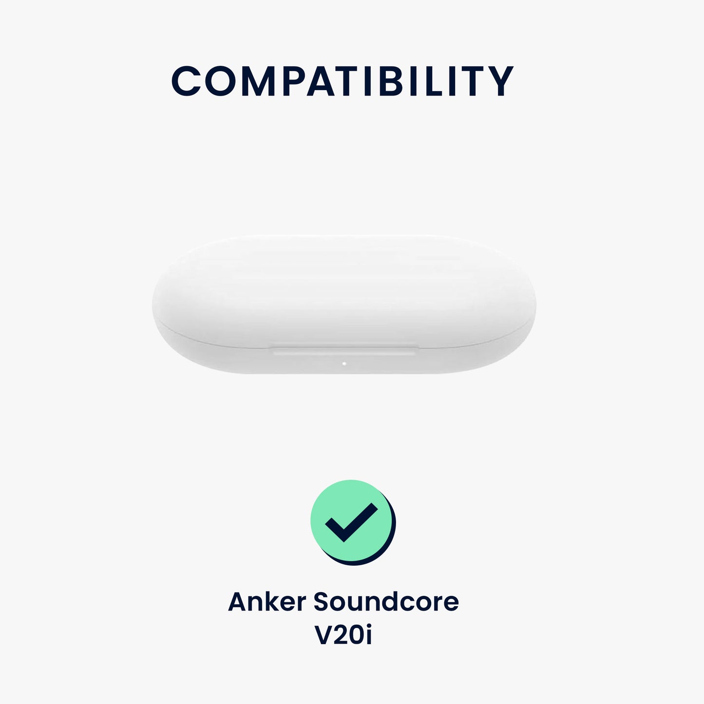 Silikon Hülle für Anker Soundcore V20i Don't touch my Headphones Design