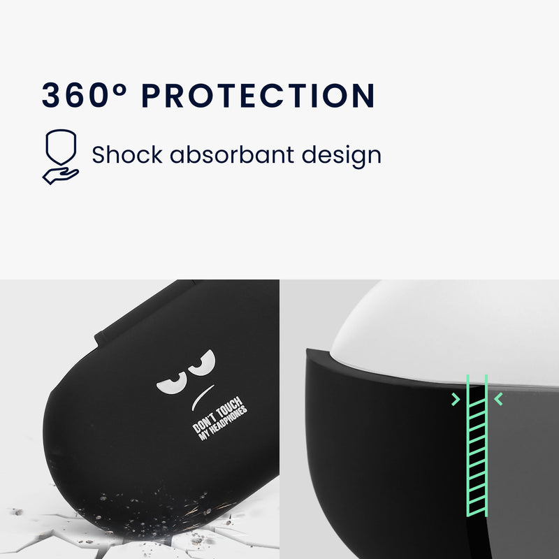 Silikon Hülle für Anker Soundcore V20i Don't touch my Headphones Design