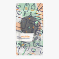 kwmobile 2-in1 Hülle kompatibel mit Beats Fit Pro - Kopfhörer Case kompatibel mit Airtag - Schutzhülle mit Karabiner