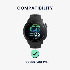 kwmobile Silikon Uhrenarmband für COROS PACE Pro Armband Ersatzarmband für Fitnesstracker Wechselarmband Smartwatch