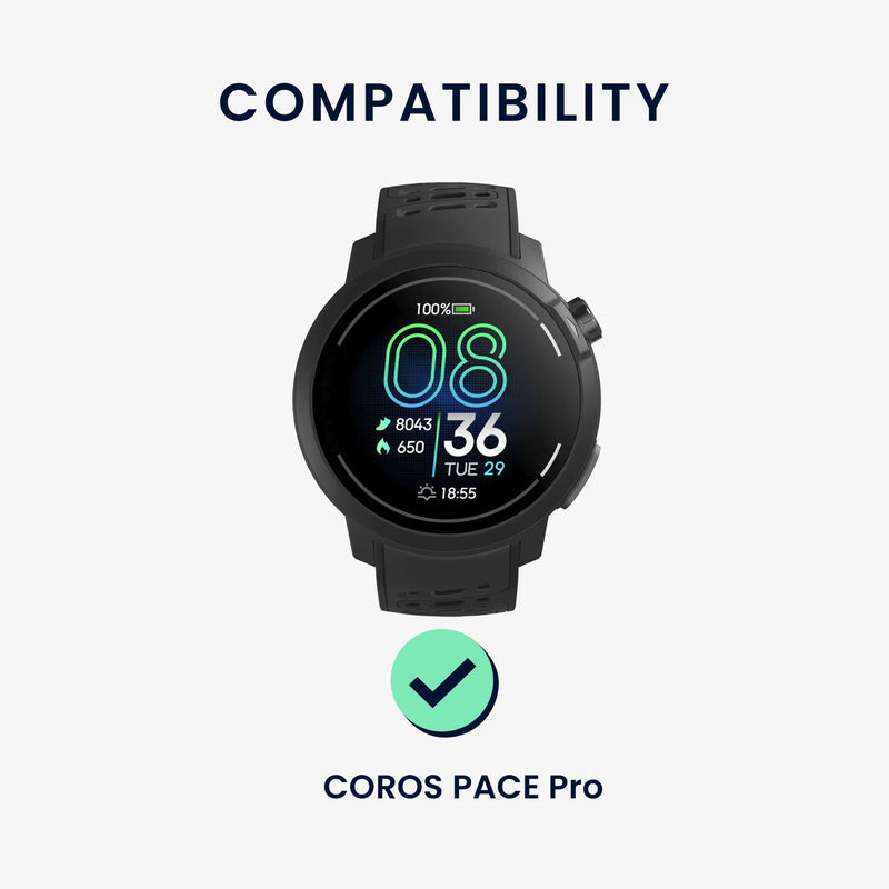 kwmobile Silikon Uhrenarmband für COROS PACE Pro Armband Ersatzarmband für Fitnesstracker Wechselarmband Smartwatch