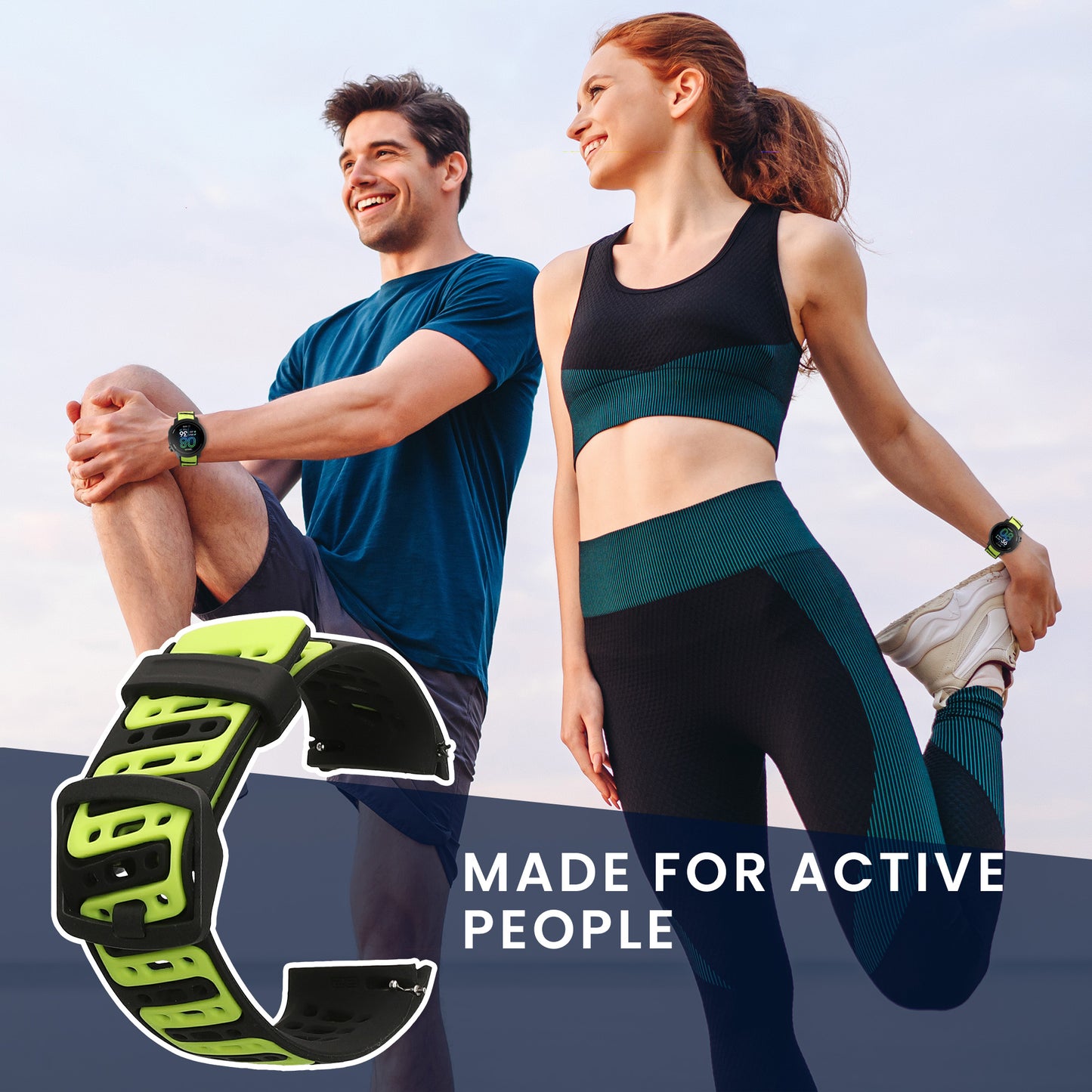 kwmobile Silikon Uhrenarmband für COROS PACE Pro Armband Ersatzarmband für Fitnesstracker Wechselarmband Smartwatch