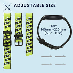 kwmobile Silikon Uhrenarmband für COROS PACE Pro Armband Ersatzarmband für Fitnesstracker Wechselarmband Smartwatch