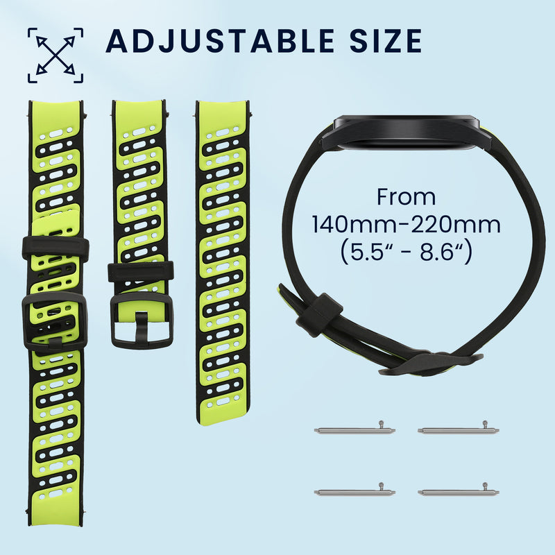 kwmobile Silikon Uhrenarmband für COROS PACE Pro Armband Ersatzarmband für Fitnesstracker Wechselarmband Smartwatch