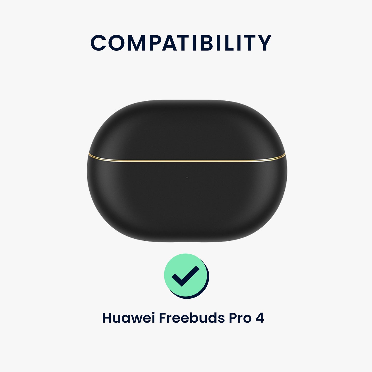 kwmobile Hülle kompatibel mit Huawei Freebuds Pro 4 Kopfhörer
