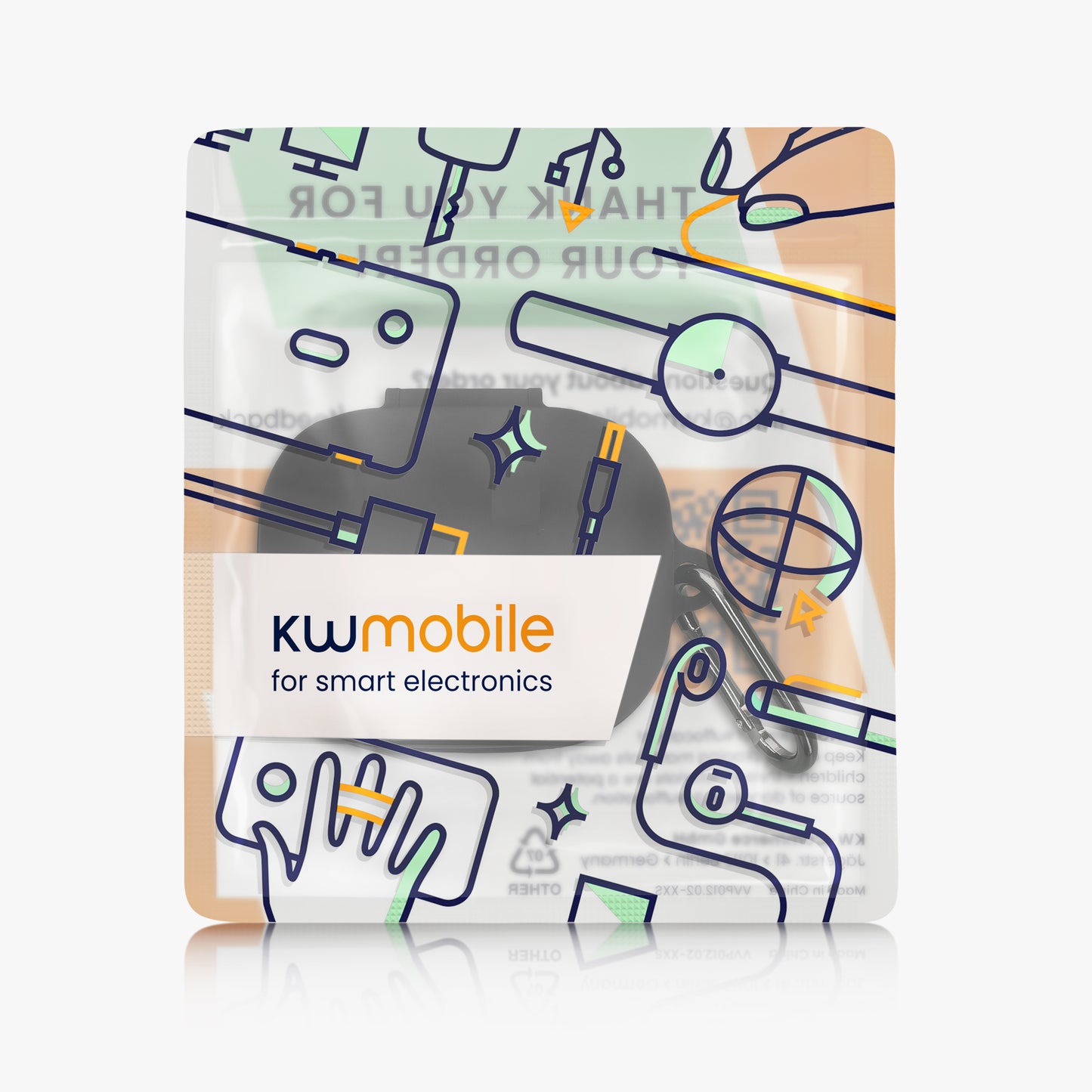 kwmobile Hülle kompatibel mit Anker Soundcore AeroFit 2 Kopfhörer