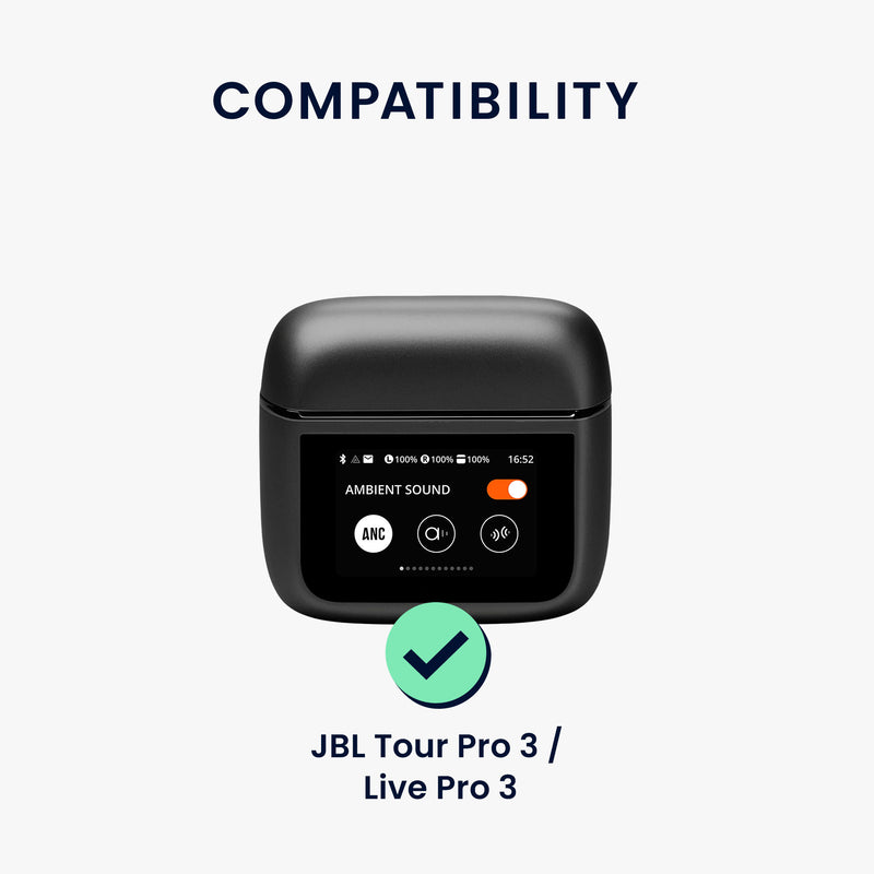 kwmobile Schutzfolie kompatibel mit JBL Tour Pro 3 / Live Pro 3 Screen Folie für Kopfhörer Display