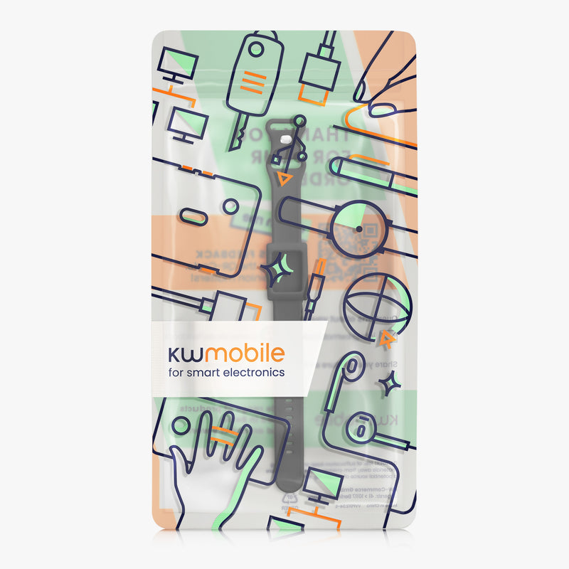 kwmobile Silikon Uhrenarmband für Whoop 5.0 / Whoop 4.0 / 3.0 Armband - Ersatzarmband für Fitnesstracker - Wechselarmband Smartwatch