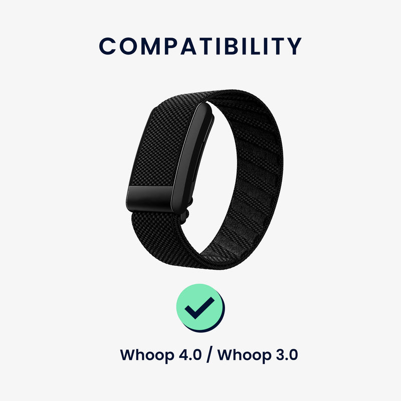 kwmobile Silikon Uhrenarmband für Whoop 5.0 / Whoop 4.0 / 3.0 Armband - Ersatzarmband für Fitnesstracker - Wechselarmband Smartwatch