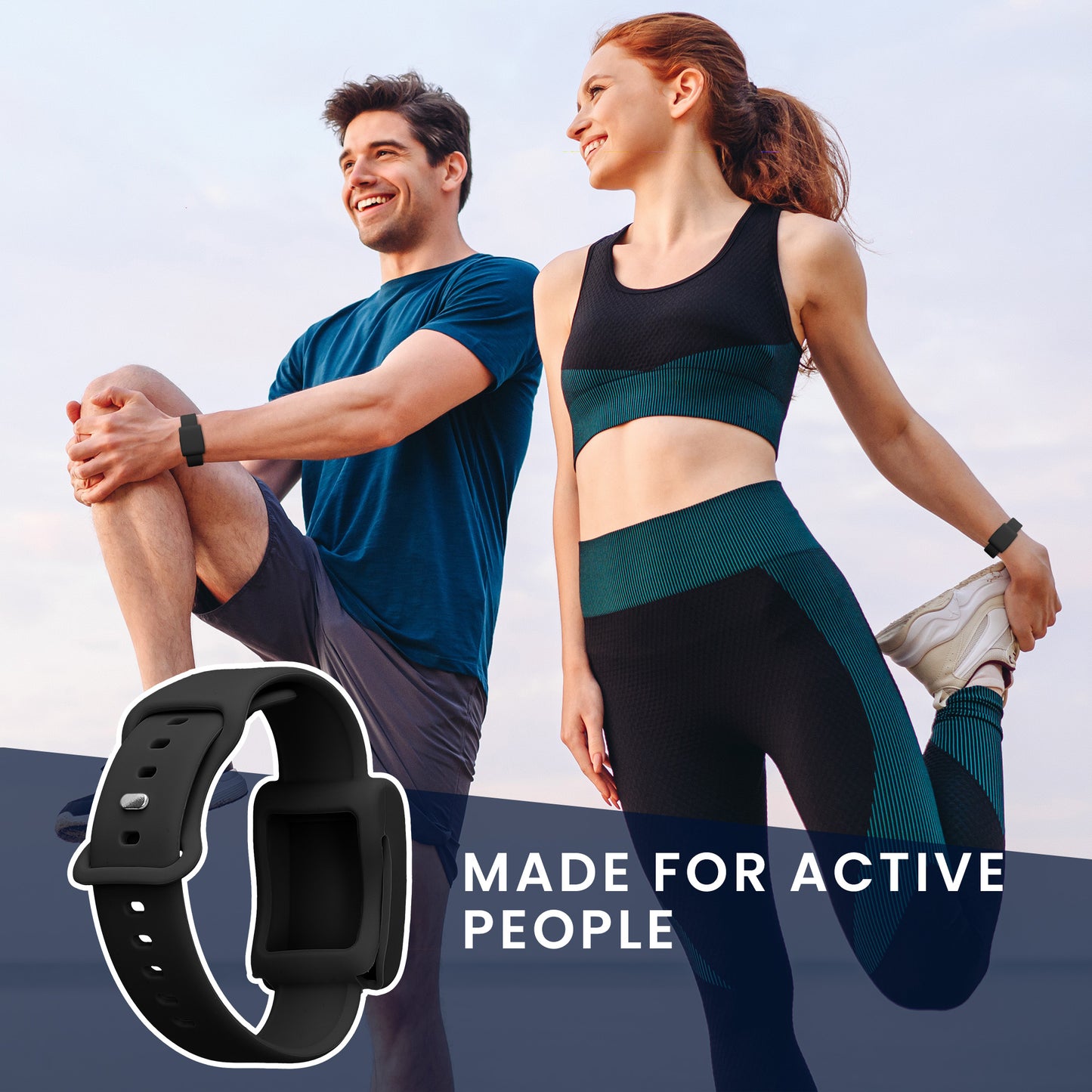 kwmobile Silikon Uhrenarmband für Whoop 5.0 / Whoop 4.0 / 3.0 Armband - Ersatzarmband für Fitnesstracker - Wechselarmband Smartwatch