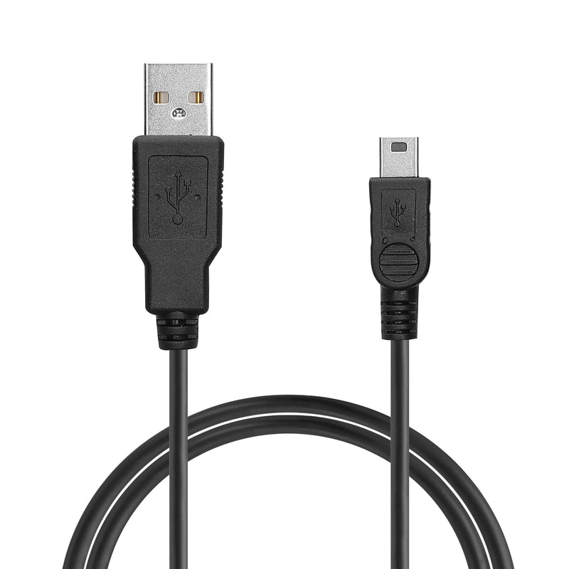 kwmobile USB Kabel Charger kompatibel mit Garmin Edge 840 540 530 1030 / eTrex / GPSMAP / Drive / Oregon Ladekabel - GPS Navigationsgerät Datenkabel Ersatzkabel - Aufladekabel in Schwarz Schwarz  