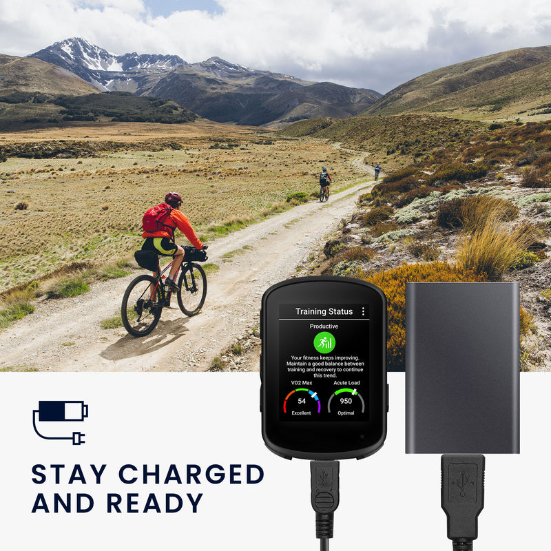 USB Kabel Charger für Garmin Edge 840 540 530 1030 / eTrex / GPSMAP / Drive / Oregon