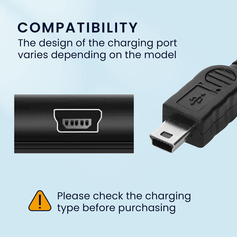 USB Kabel Charger für Garmin Edge 840 540 530 1030 / eTrex / GPSMAP / Drive / Oregon