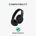 kwmobile Ohr Polster für Beats Studio Pro Ohrpolster Ersatz Kopfhörer Ersatzteile Kopfhörer Ersatzpolster Over Ear Headphones