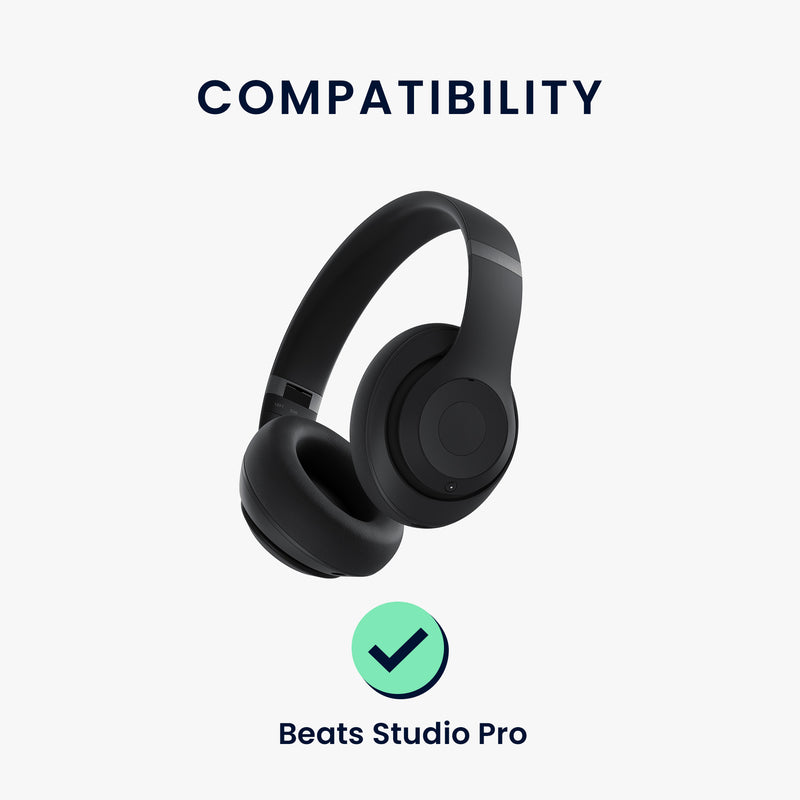 kwmobile Ohr Polster für Beats Studio Pro Ohrpolster Ersatz Kopfhörer Ersatzteile Kopfhörer Ersatzpolster Over Ear Headphones