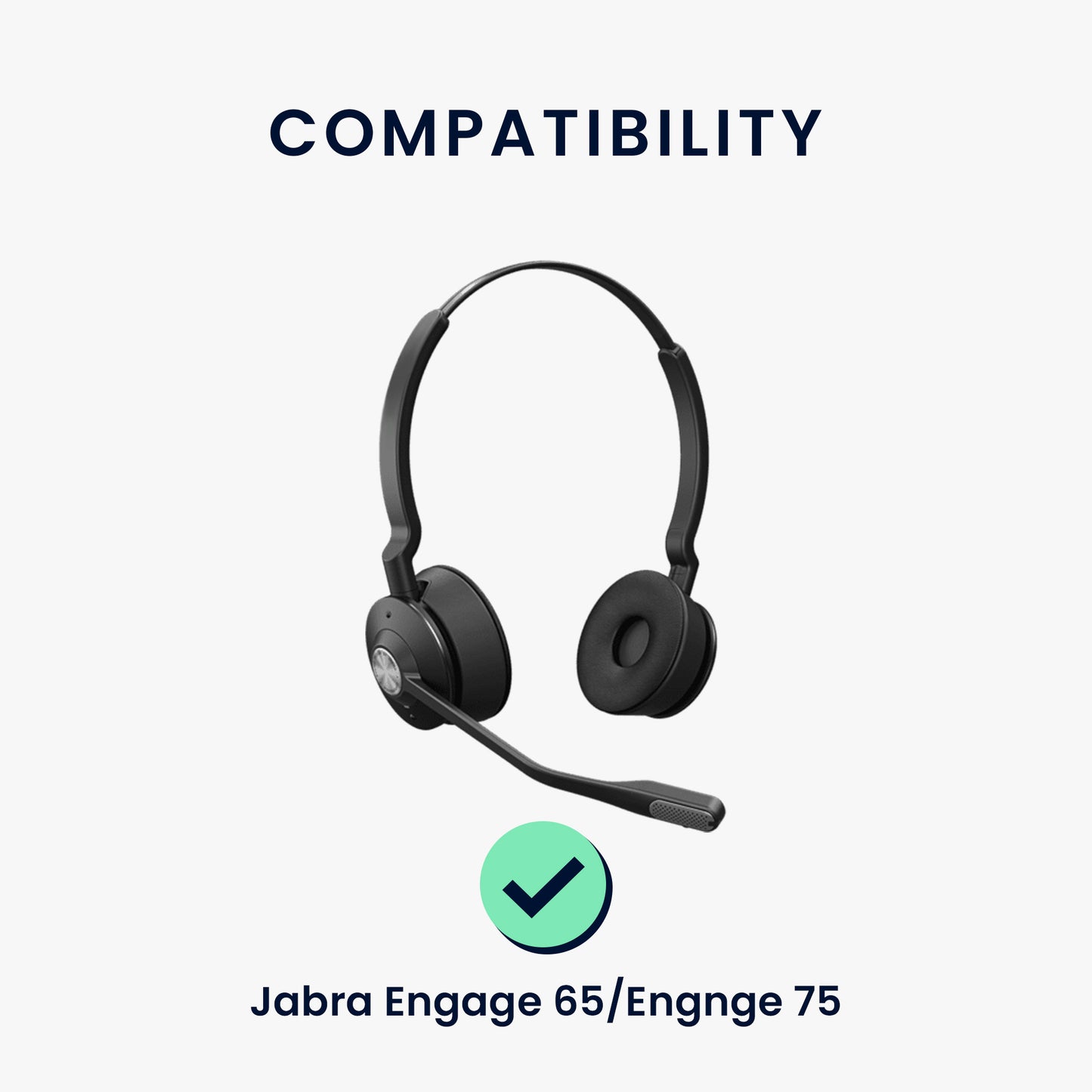 2x Ohrpolster für Jabra Engage 65 / Engage 75 / Engage 55