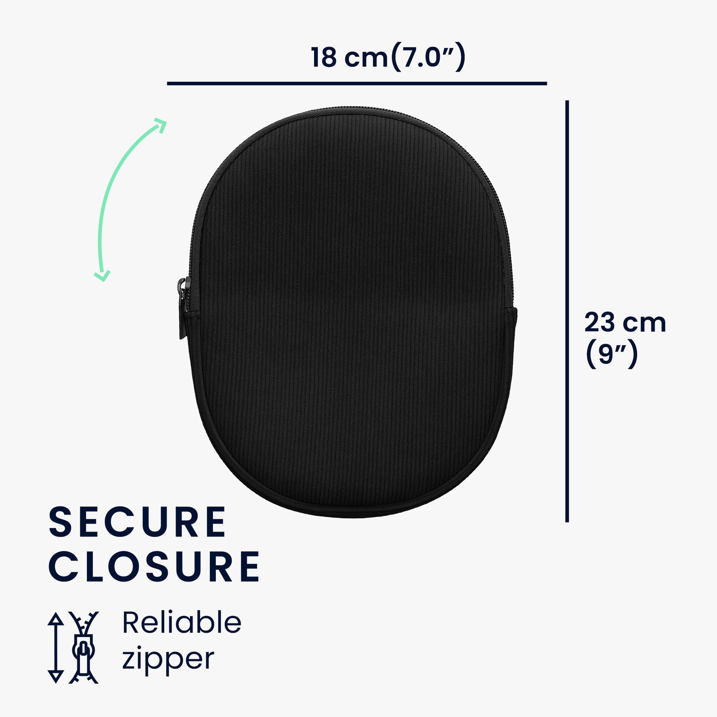 kwmobile Hülle kompatibel mit JBL Tune 600 / 500BT / 510BT / 450 Tasche - Case für Headset aus robustem und Neopren Stoff