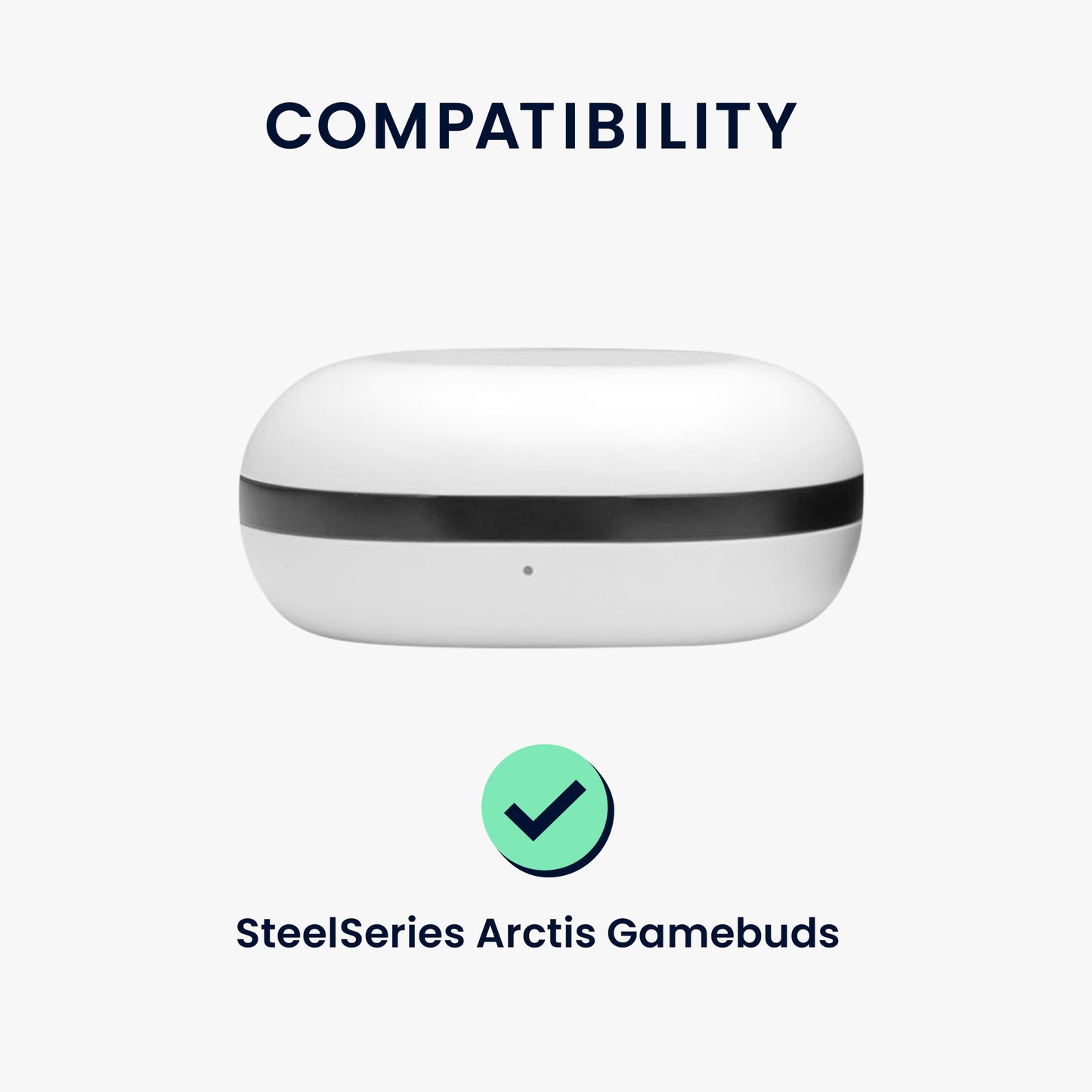 kwmobile Hülle kompatibel mit SteelSeries Arctis Gamebuds Kopfhörer