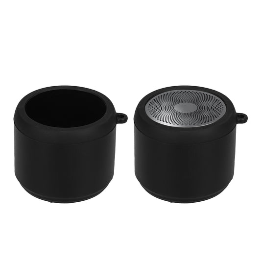 kwmobile Silikon Hülle kompatibel mit EWA A106 Pro - Schutzhülle für Mini Speaker - Cover Bluetooth Lautsprecher Schwarz Schwarz  