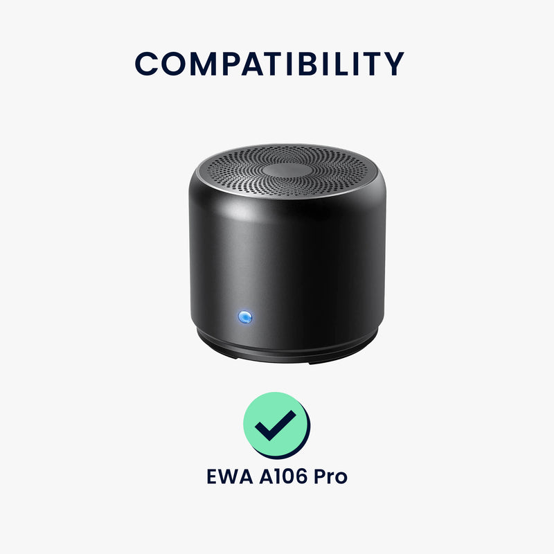 kwmobile Hülle kompatibel mit EWA A106 Pro - Schutzhülle für Mini Speaker - Cover Bluetooth Lautsprecher