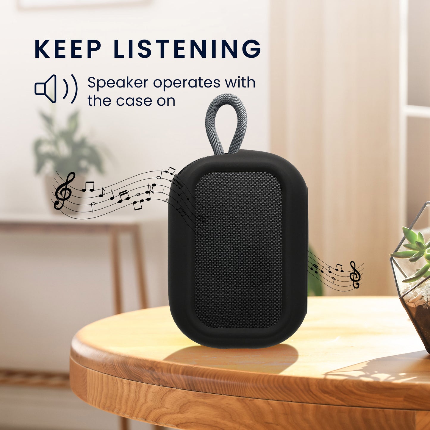 kwmobile Hülle kompatibel mit soundcore Select 4 Go Ultra / Select 4 Go - Schutzhülle für Mini Speaker - Cover Bluetooth Lautsprecher