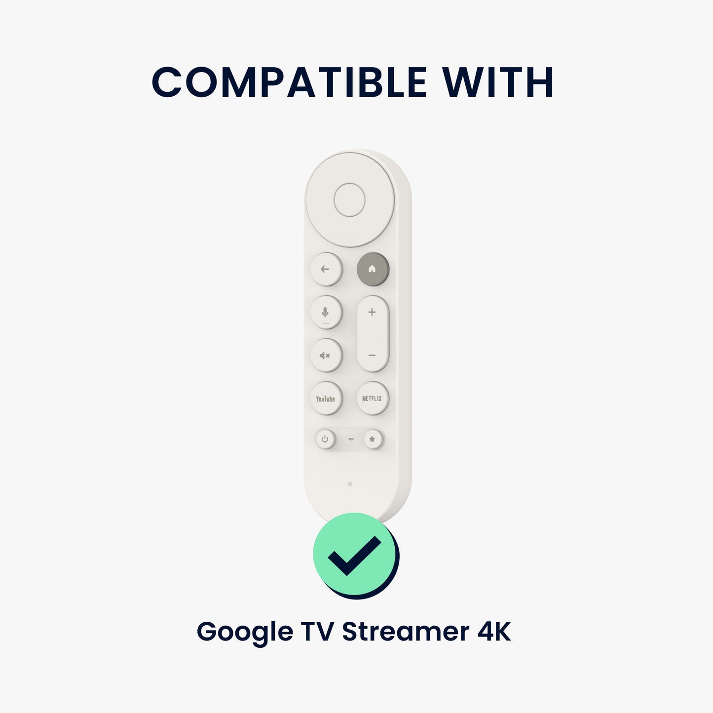 kwmobile Fernbedienung Schutzhülle kompatibel mit Google TV Streamer 4K Hülle für TV Zubehör