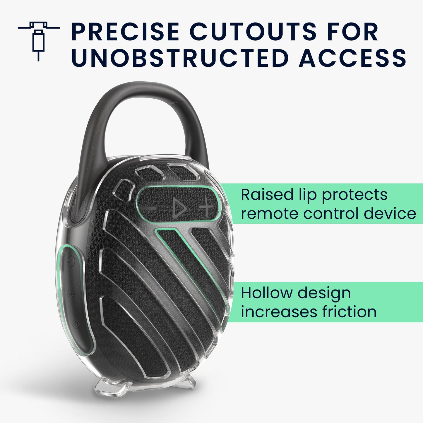 kwmobile Hülle für JBL Clip 5 Schutzhülle Case für Mini Speaker Bluetooth Lautsprecher