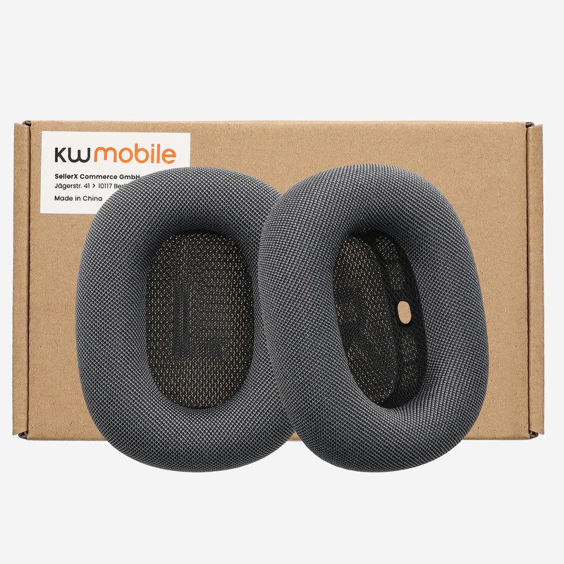 2x Ohrpolster für Apple AirPods Max / AirPods Max 2 Polster aus Mesh