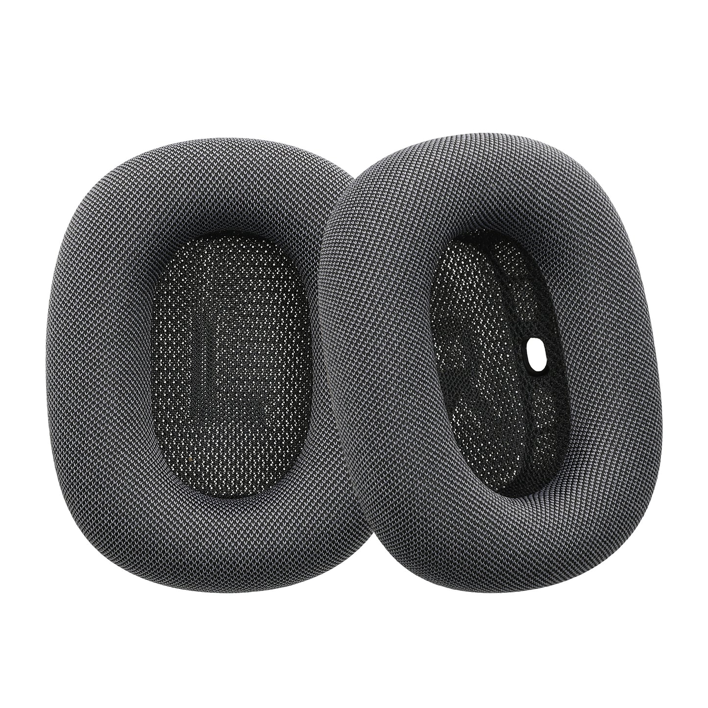 kwmobile 2x Ohrpolster für Apple AirPods Max Polster - Ersatz Kopfhörer Polster aus Mesh für Over Ear Headphones Dunkelgrau Dunkelgrau  