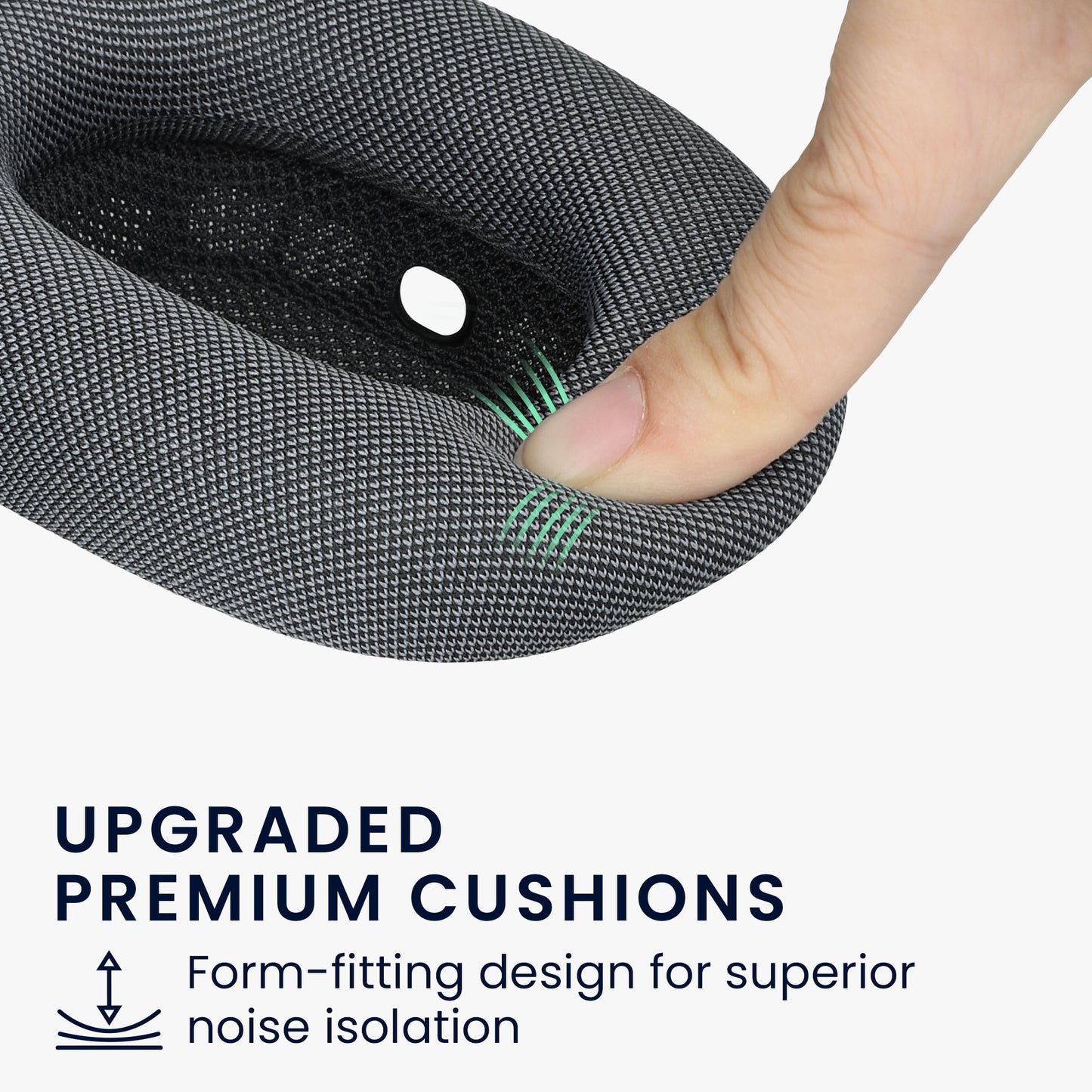 2x Ohrpolster für Apple AirPods Max / AirPods Max 2 Polster aus Mesh