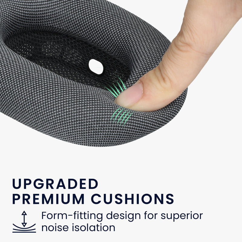 2x Ohrpolster für Apple AirPods Max / AirPods Max 2 Polster aus Mesh