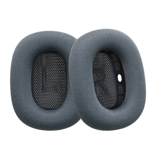 kwmobile 2x Ohrpolster für Apple AirPods Max Polster - Ersatz Kopfhörer Polster aus Mesh für Over Ear Headphones Blau Blau  