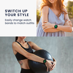 kwmobile Metall Adapter mit 22mm Bandbreite kompatibel mit Amazfit T-Rex 3 Uhrenarmband Smartwatch Armband