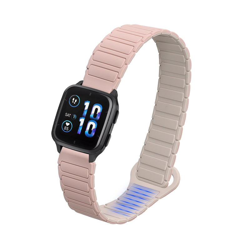 kwmobile Ersatzarmband kompatibel mit Garmin Venu Sq 2 Music / Sq 2 / Vivoactive 6 / Vivoactive 5 Armband - Fitnesstracker Band mit Magnetverschluss