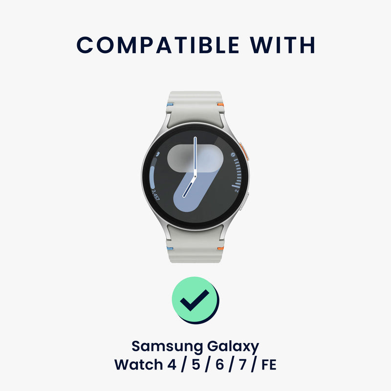 kwmobile Ersatzarmband kompatibel mit Samsung Galaxy Watch 4 / 5 / 6 Galaxy Watch 7 / FE Armband - Fitnesstracker Band mit Magnetverschluss