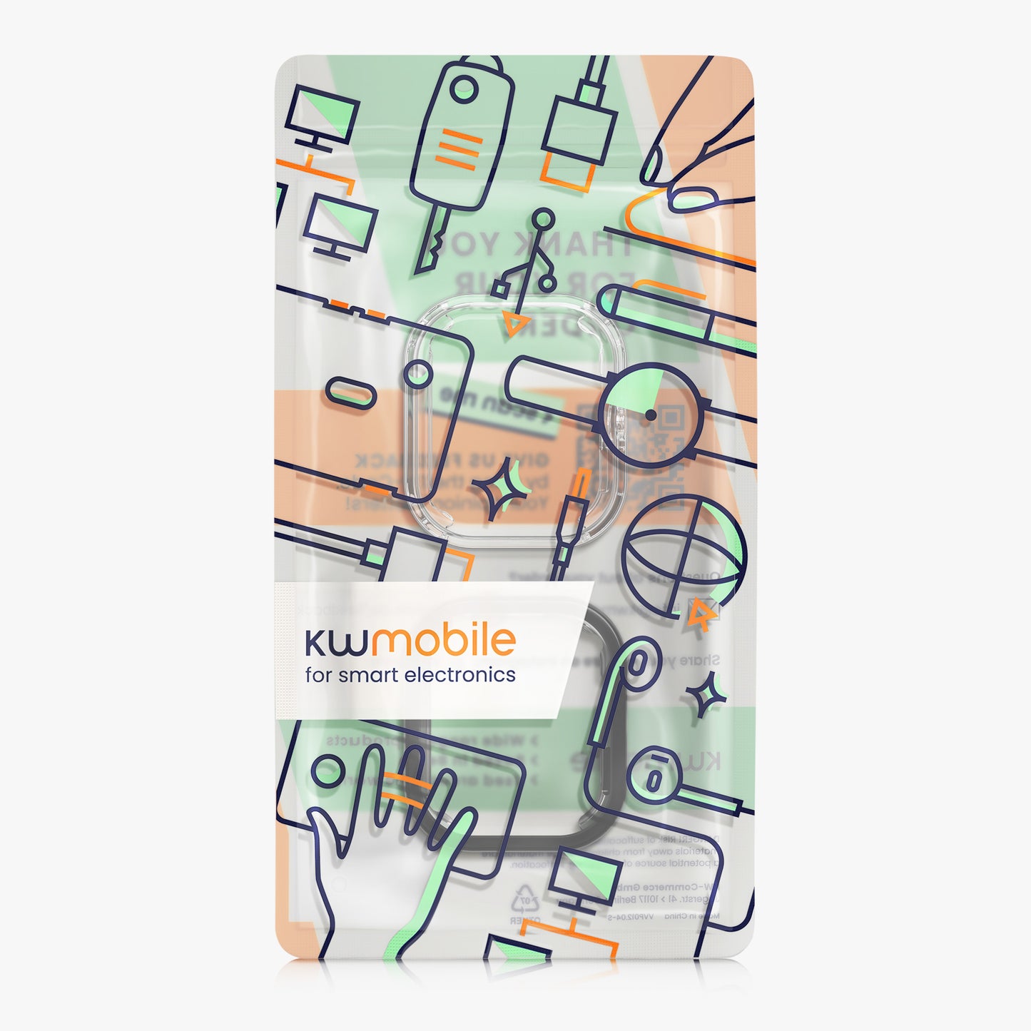 kwmobile Schutzhülle für Xiaomi Redmi Watch 5 / Redmi Watch5 eSIM Fullbody Display Cover Set