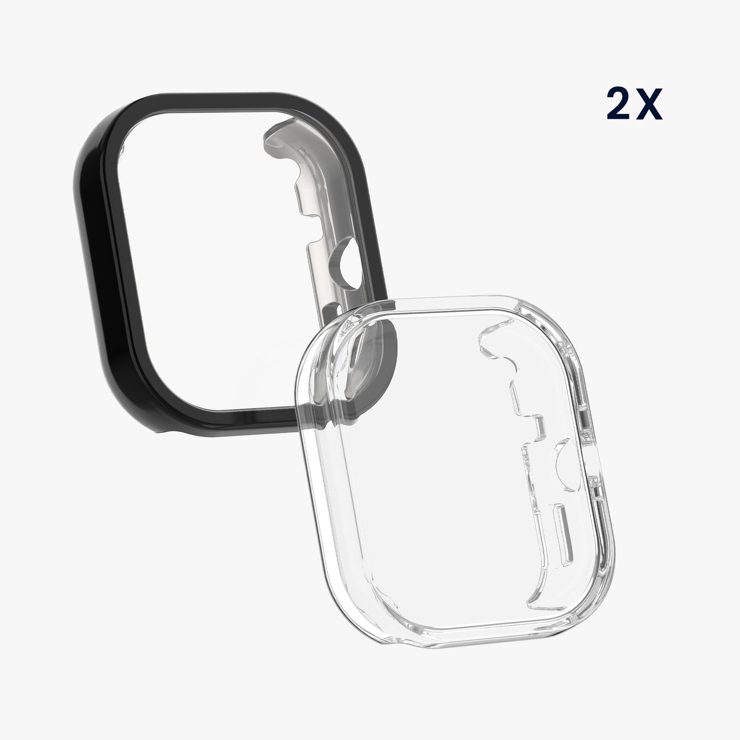 kwmobile Schutzhülle für Xiaomi Redmi Watch 5 / Redmi Watch5 eSIM Fullbody Display Cover Set