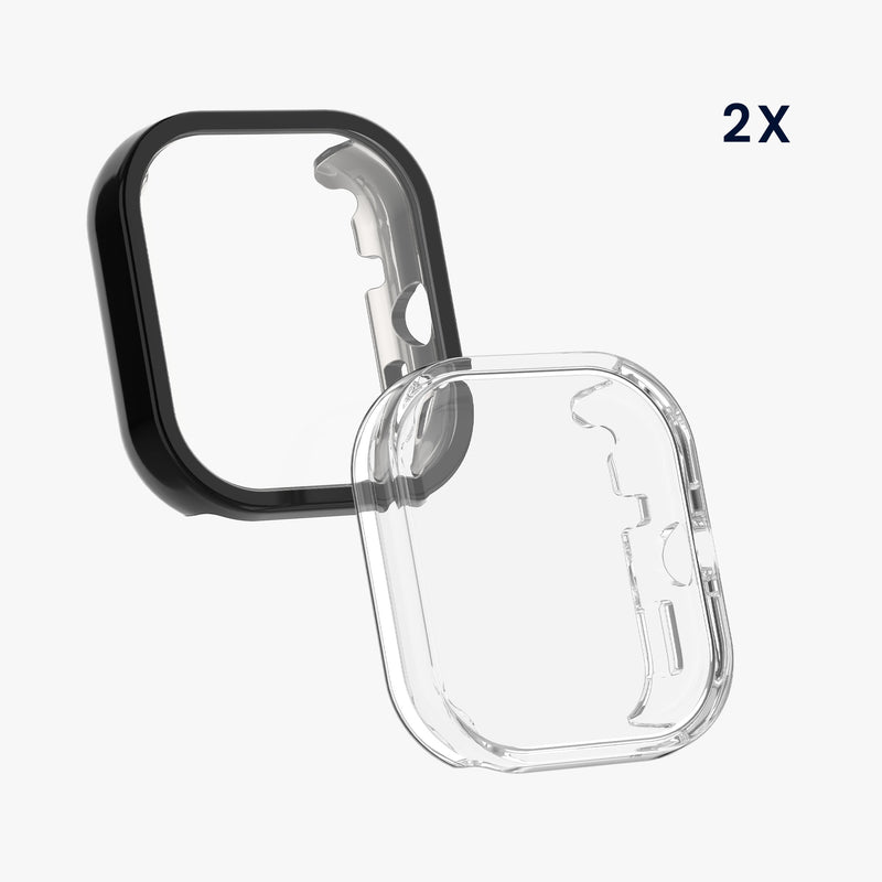 kwmobile Schutzhülle für Xiaomi Redmi Watch 5 / Redmi Watch5 eSIM Fullbody Display Cover Set
