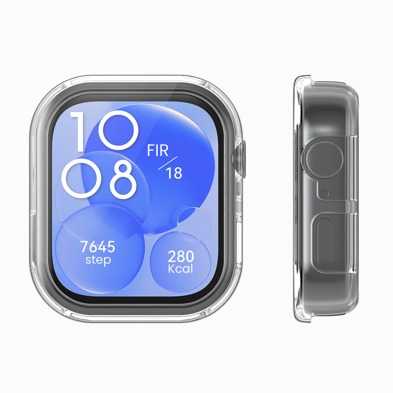 kwmobile Sport Schutzhülle kompatibel mit Huawei Watch Fit 3 Hülle Case ohne Tracker