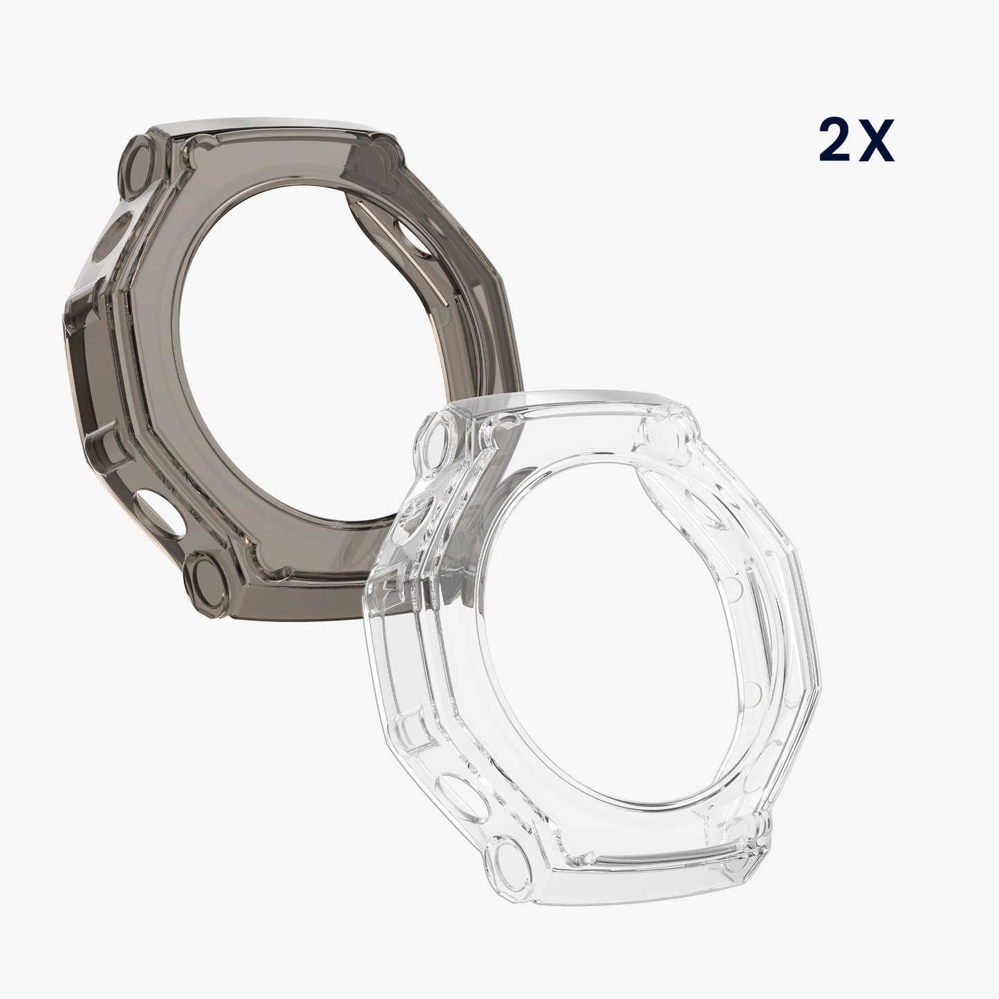 kwmobile Sport Schutzhülle kompatibel mit Huami Amazfit T-Rex 3 Hülle Case ohne Tracker